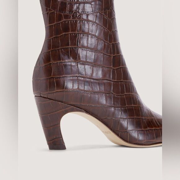 NEW EVERLANE The Short Banana Boot in Chocolate brown croc - Picture 5 of 5